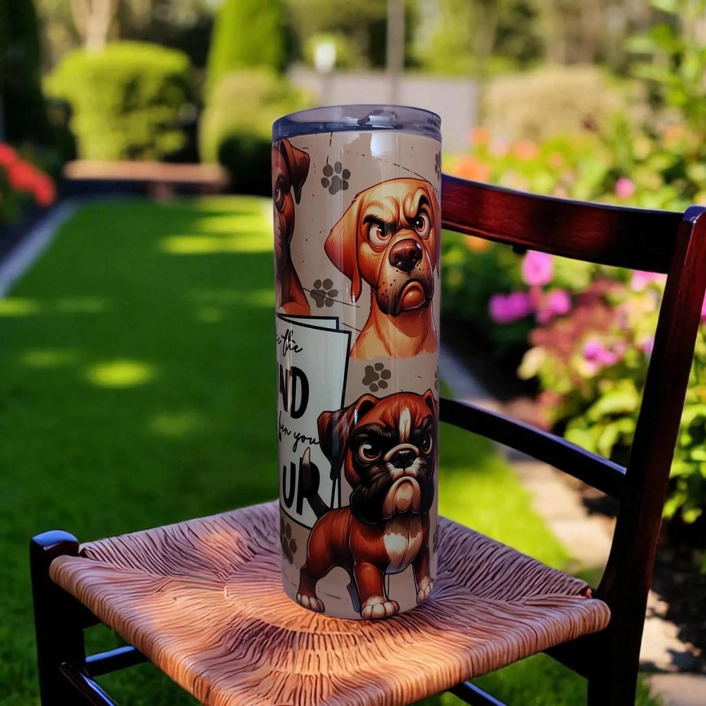 I Like the Sound You Make When You Shut Up – 600 ml Stainless Steel Tumbler | Grumpy Dog Design