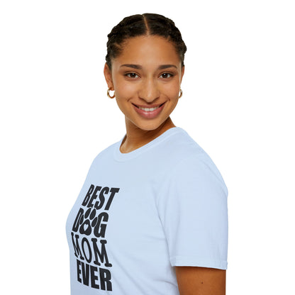 Best Dog Mom Ever T-Shirt — Funny Pet Mom Tee, Mother’s Day Gift for Dog Lovers
