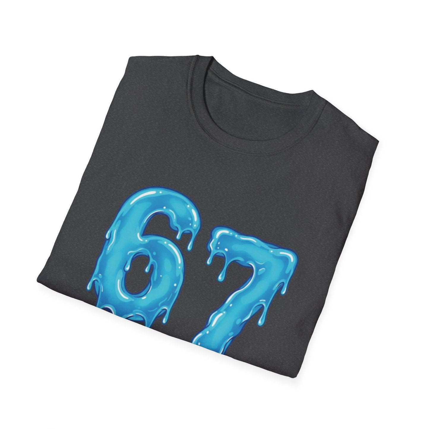 Dripping Blue 6 7 Six Seven Meme Men Women T-Shirt