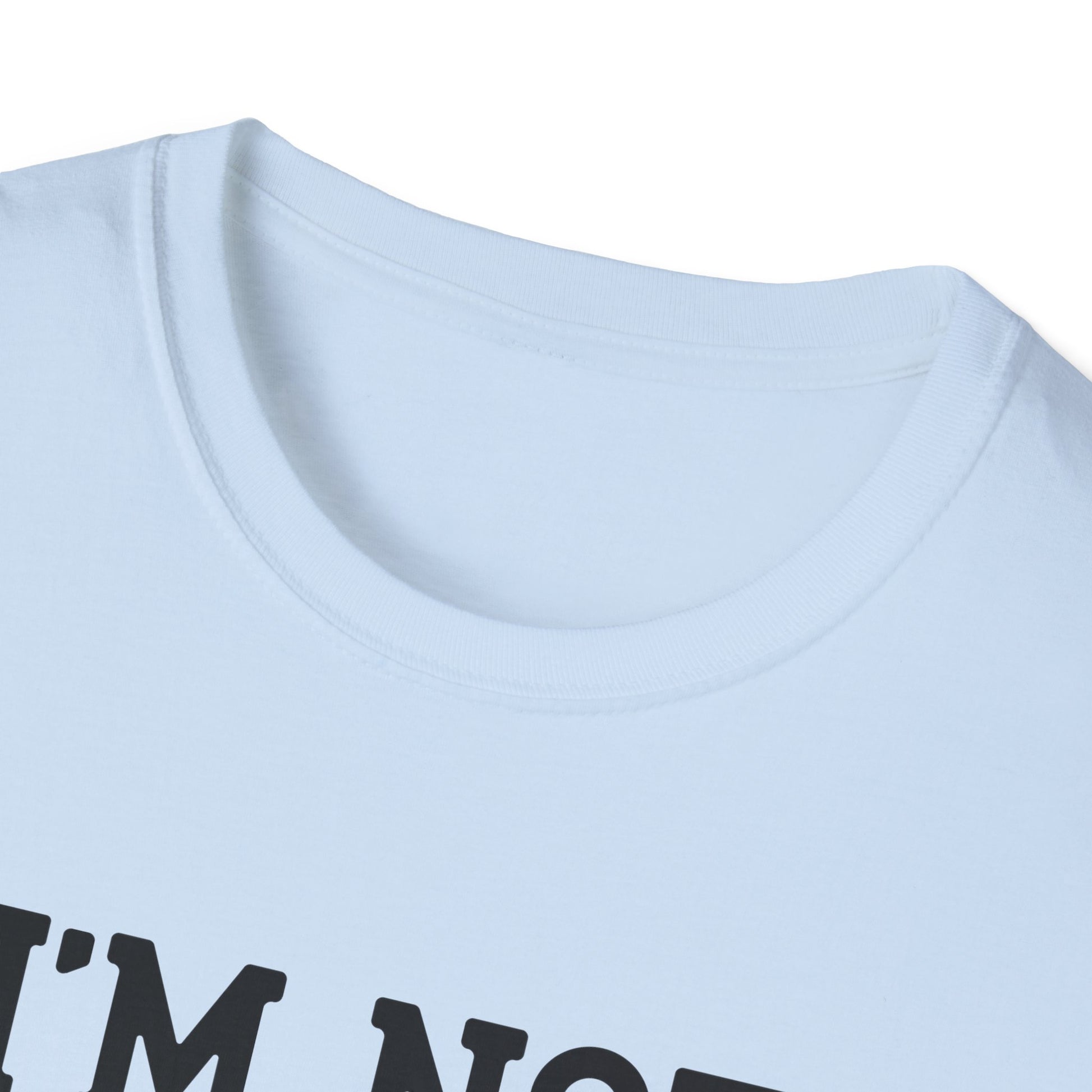 Light Blue t-shirt with black text 'I'm not regular tired, I'm teacher tired' teacher life