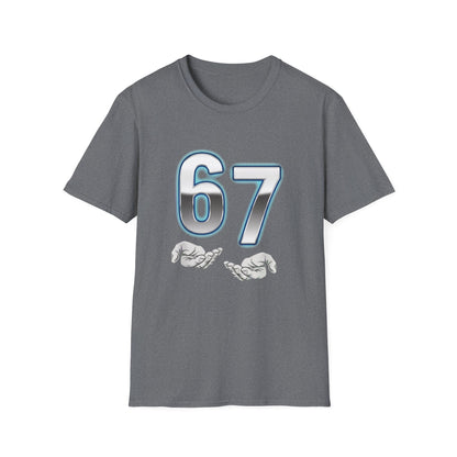 6 7 Six Seven Meme Open Hands Men Women T-Shirt