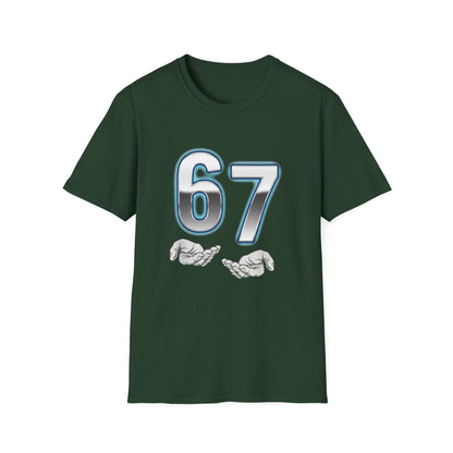6 7 Six Seven Meme Open Hands Men Women T-Shirt
