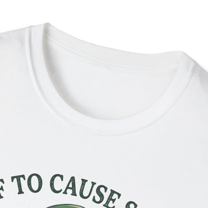 Shenanigans Frog Bike T-Shirt — "Off to Cause Some Shenanigans" St. Patrick’s Day Tee