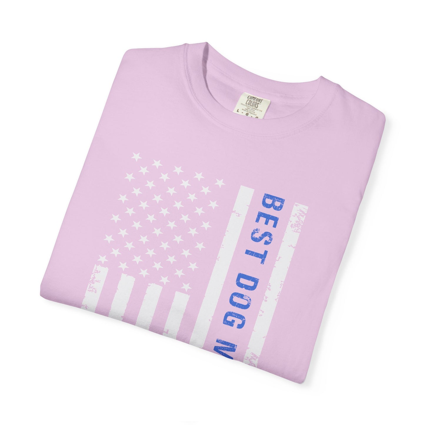 Best Dog Mom Ever Vintage Flag T-Shirt