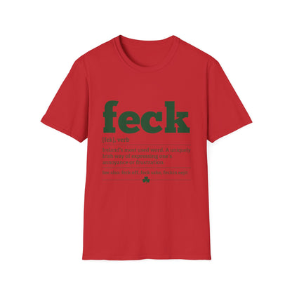 Feck Definition T-Shirt — Funny Irish Slang Tee for St. Patrick’s Day