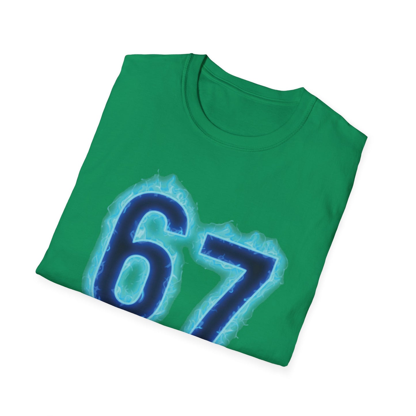 Glowing 6 7 Six Seven Meme with Hands Men Women T-Shirt
