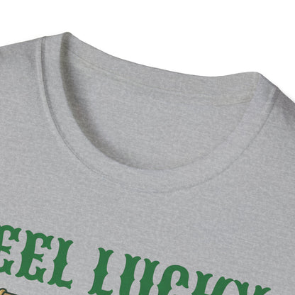 Reel Lucky Fishing Unisex T-Shirt — St. Patrick’s Day Shamrock Angler Tee