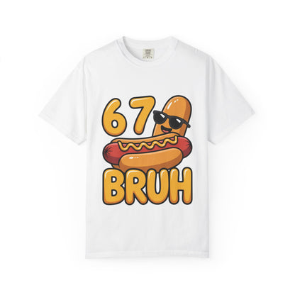 Hot Dog '6 7 Bruh' T-Shirt