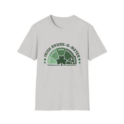 Irish Drunk-O-Meter T-Shirt — St. Patrick’s Day Shamrock Party Tee