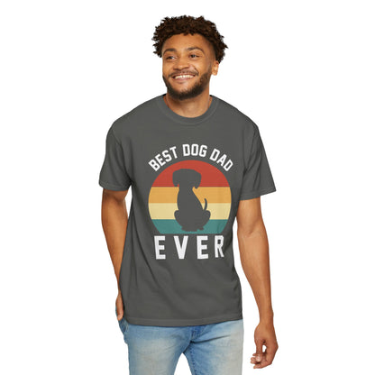 Best Dog Dad Ever T-Shirt — Retro Dog Dad Graphic Tee