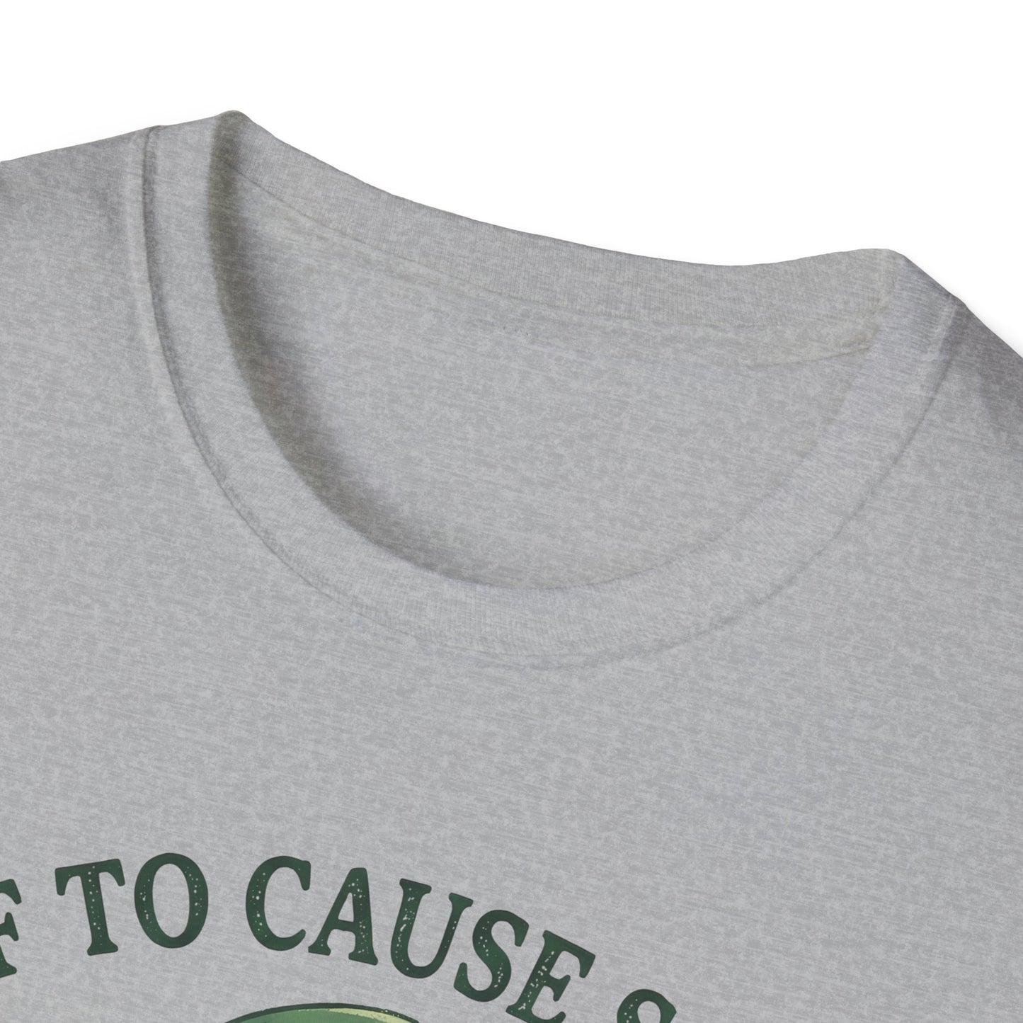 Shenanigans Frog Bike T-Shirt — "Off to Cause Some Shenanigans" St. Patrick’s Day Tee