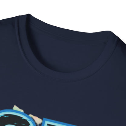 Blue Neon 6 7 Meme T-Shirt – Streetwear Graphic Tee