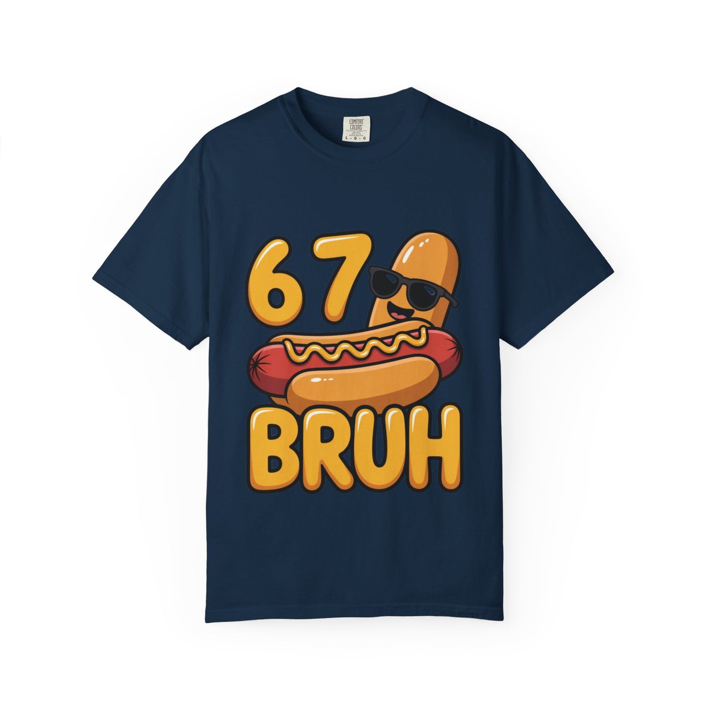 Hot Dog '6 7 Bruh' T-Shirt
