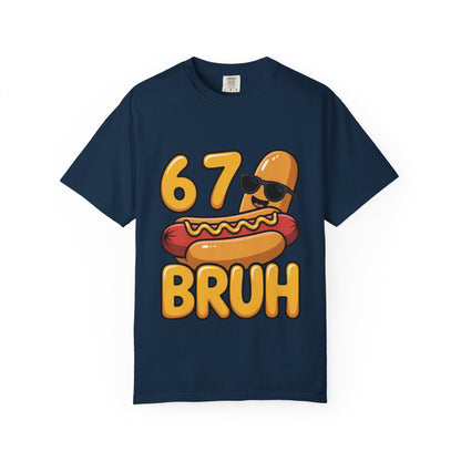 Hot Dog '6 7 Bruh' T-Shirt
