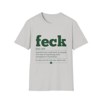 Feck Definition T-Shirt — Funny Irish Slang Tee for St. Patrick’s Day