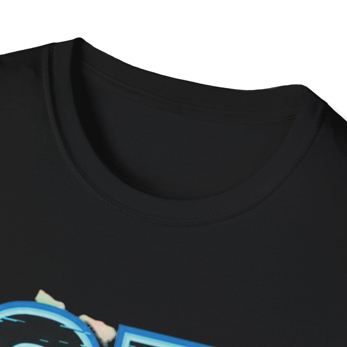 Blue Neon 6 7 Meme T-Shirt – Streetwear Graphic Tee