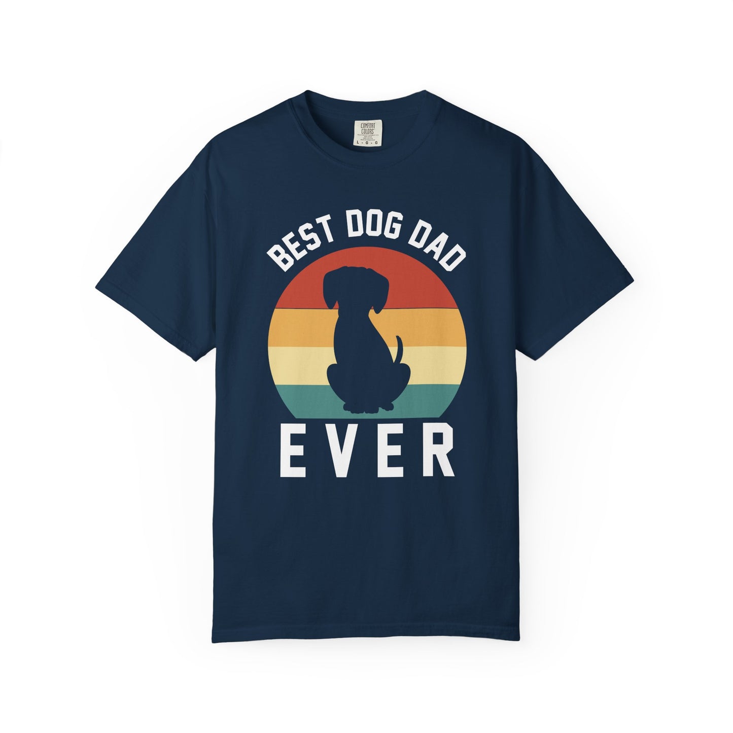 Best Dog Dad Ever T-Shirt — Retro Dog Dad Graphic Tee