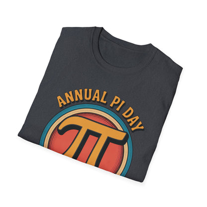 Annual Pi Day 3.1415926 T-Shirt | Retro Pi Symbol Unisex Tee