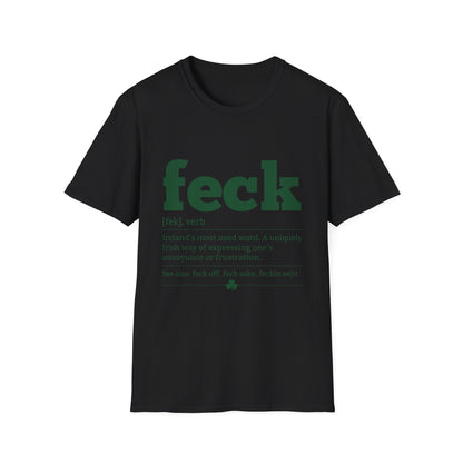 Feck Definition T-Shirt — Funny Irish Slang Tee for St. Patrick’s Day