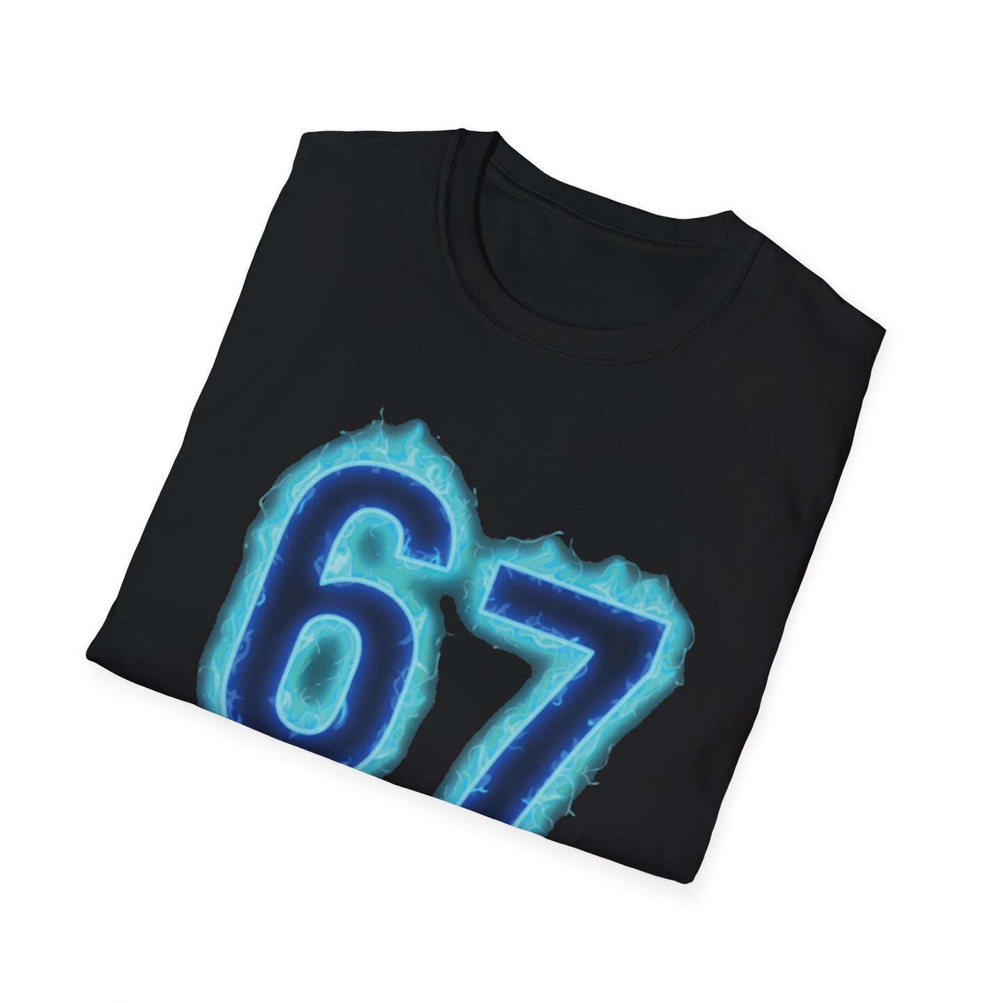 Glowing 6 7 Six Seven Meme with Hands Men Women T-Shirt