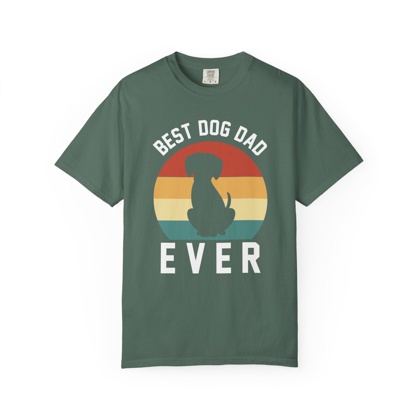 Best Dog Dad Ever T-Shirt — Retro Dog Dad Graphic Tee