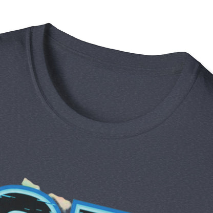 Blue Neon 6 7 Meme T-Shirt – Streetwear Graphic Tee