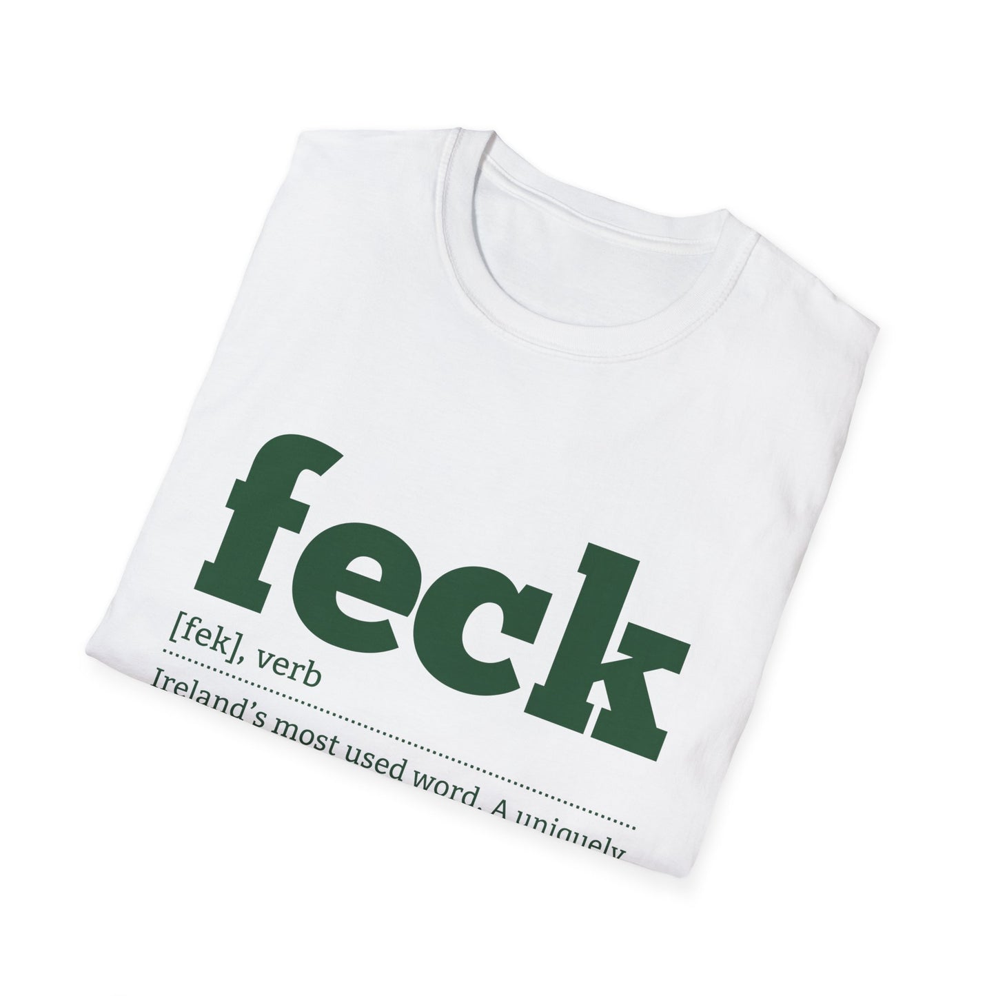 Feck Definition T-Shirt — Funny Irish Slang Tee for St. Patrick’s Day