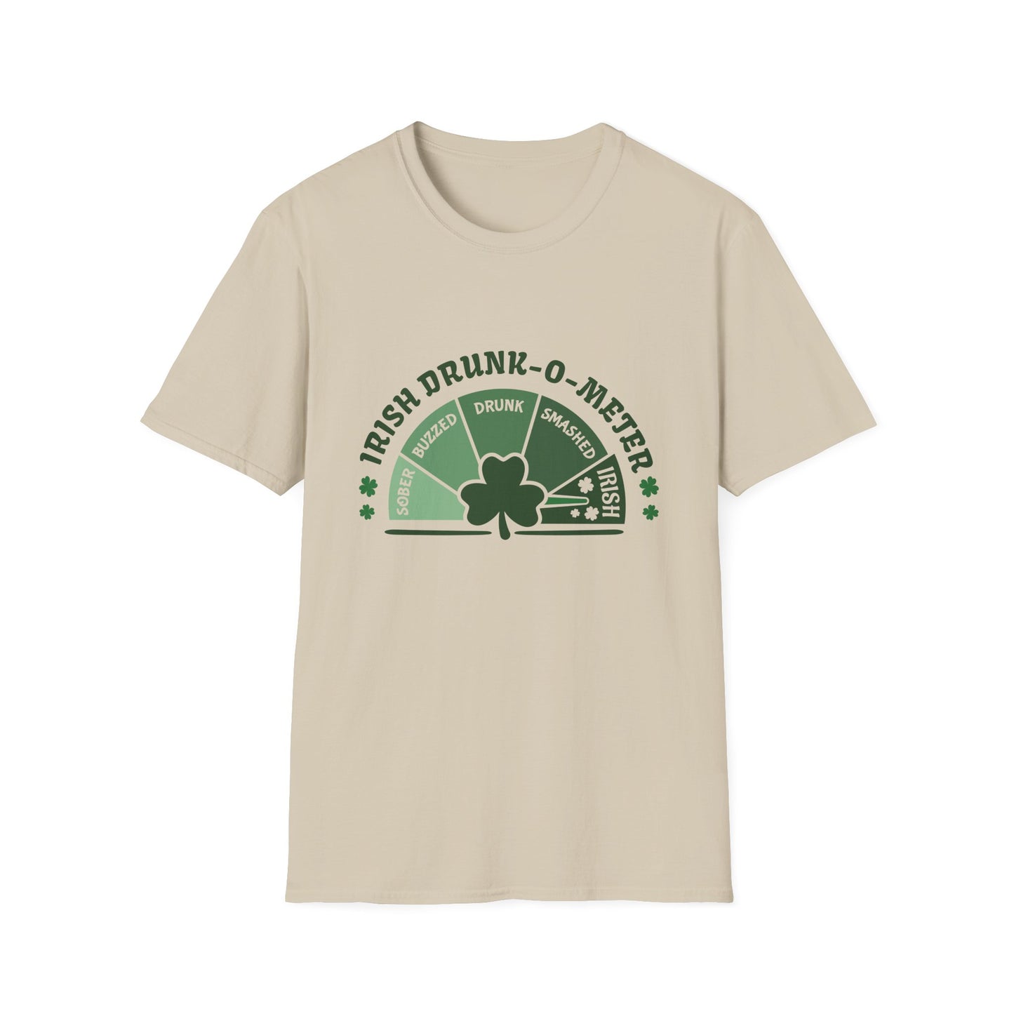 Irish Drunk-O-Meter T-Shirt — St. Patrick’s Day Shamrock Party Tee