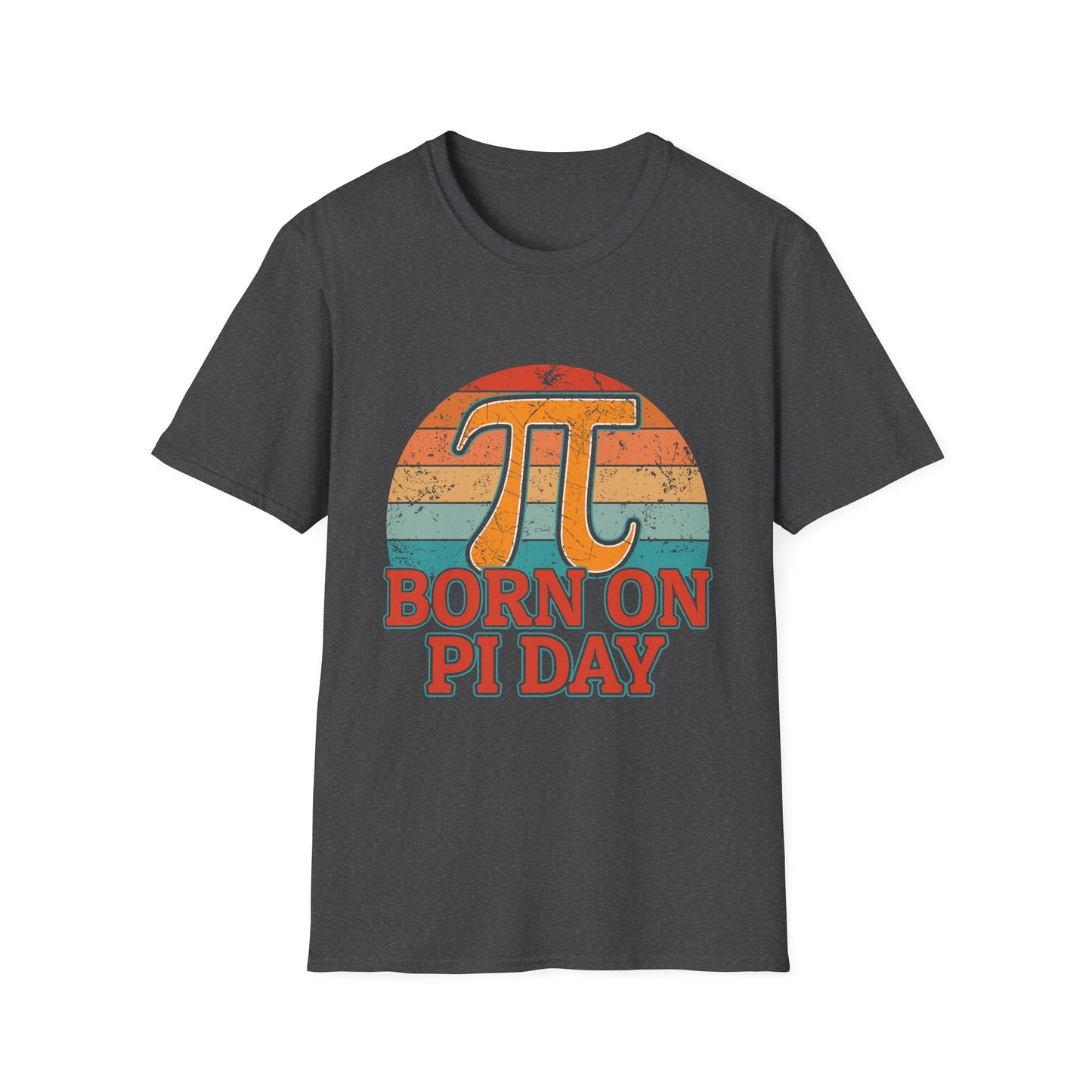 Born on Pi Day T-Shirt | Retro Pi Symbol, Math Nerd Tee