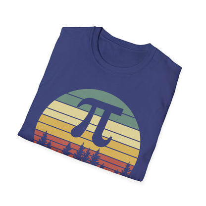 Irrational But Well Rounded Pi Graphic T-Shirt | Retro Sunset Math Tee