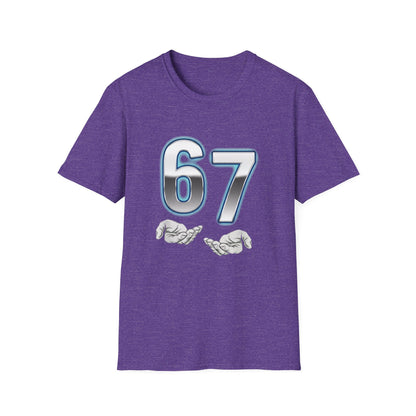 6 7 Six Seven Meme Open Hands Men Women T-Shirt