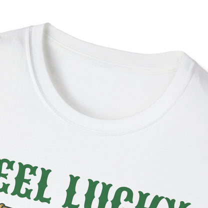 Reel Lucky Fishing Unisex T-Shirt — St. Patrick’s Day Shamrock Angler Tee