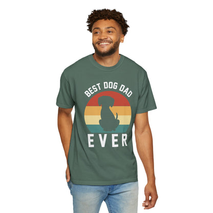 Best Dog Dad Ever T-Shirt — Retro Dog Dad Graphic Tee