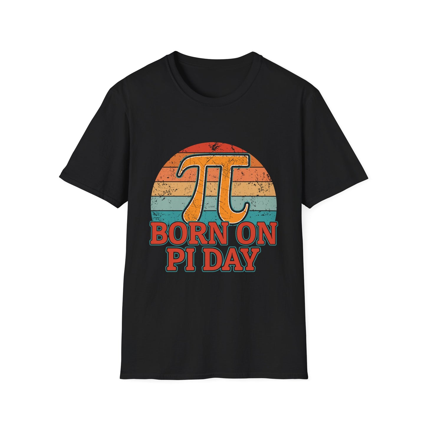 Born on Pi Day T-Shirt | Retro Pi Symbol, Math Nerd Tee