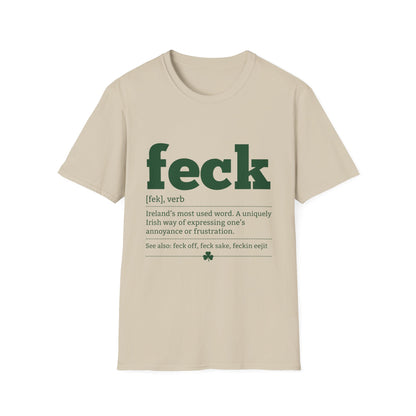 Feck Definition T-Shirt — Funny Irish Slang Tee for St. Patrick’s Day
