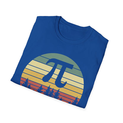 Irrational But Well Rounded Pi Graphic T-Shirt | Retro Sunset Math Tee
