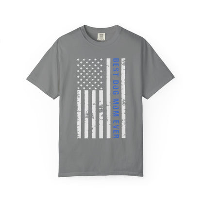 Best Dog Mom Ever Vintage Flag T-Shirt