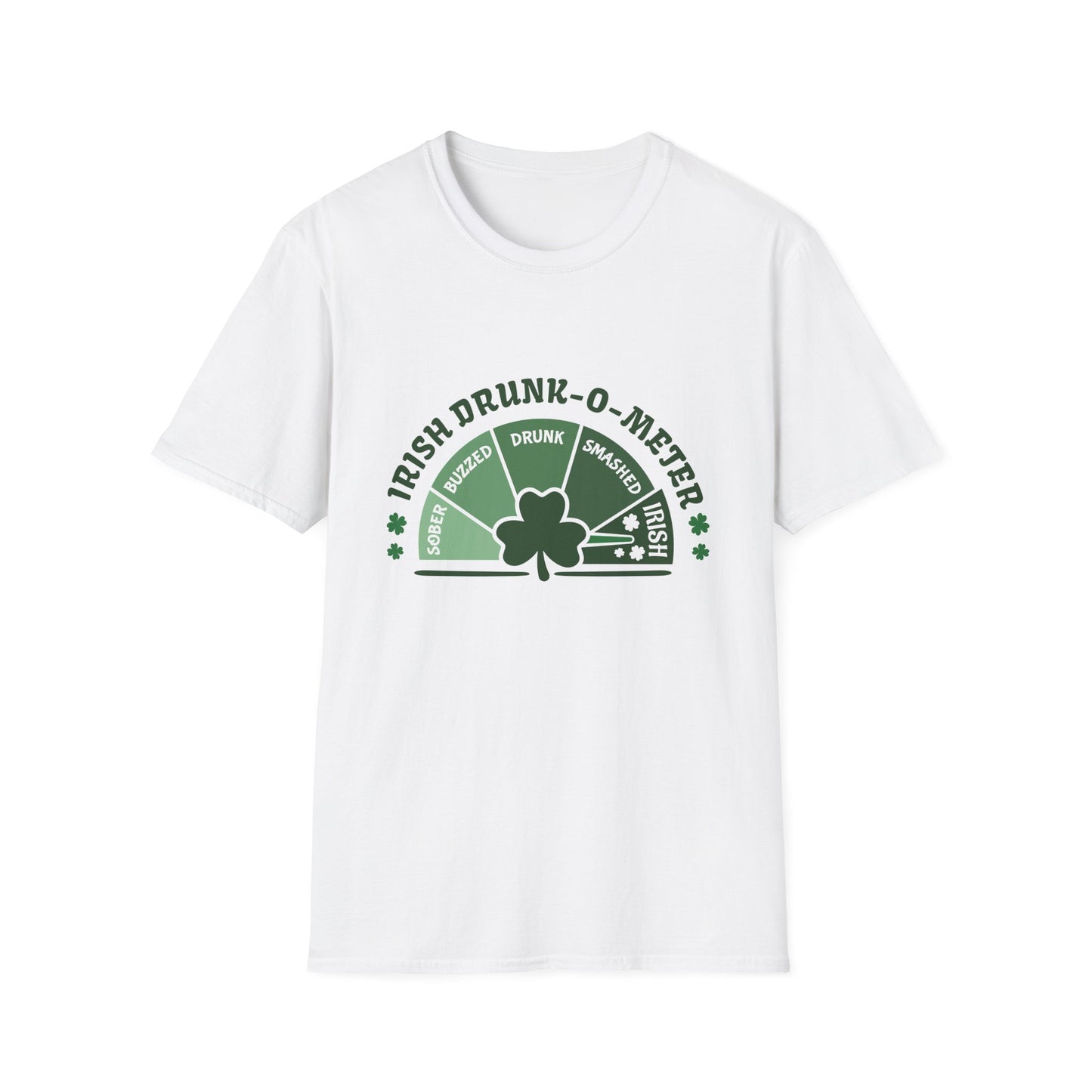 Irish Drunk-O-Meter T-Shirt — St. Patrick’s Day Shamrock Party Tee