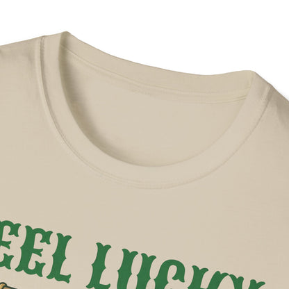 Reel Lucky Fishing Unisex T-Shirt — St. Patrick’s Day Shamrock Angler Tee