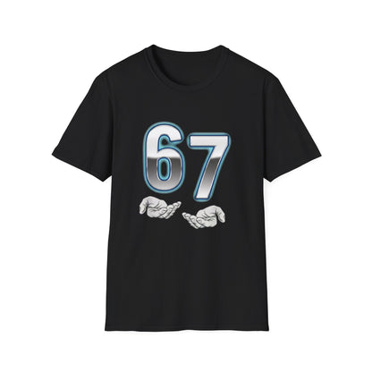 6 7 Six Seven Meme Open Hands Men Women T-Shirt