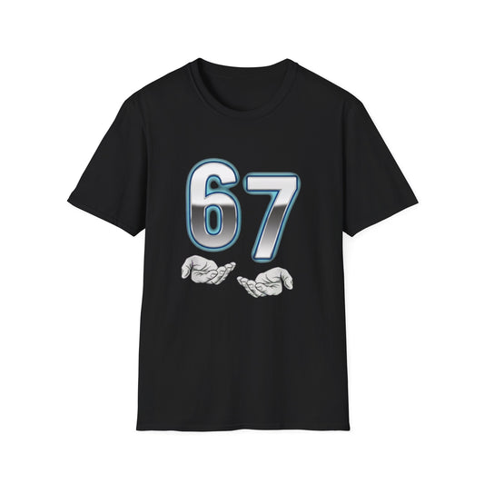 6 7 Six Seven Meme Open Hands Men Women T-Shirt