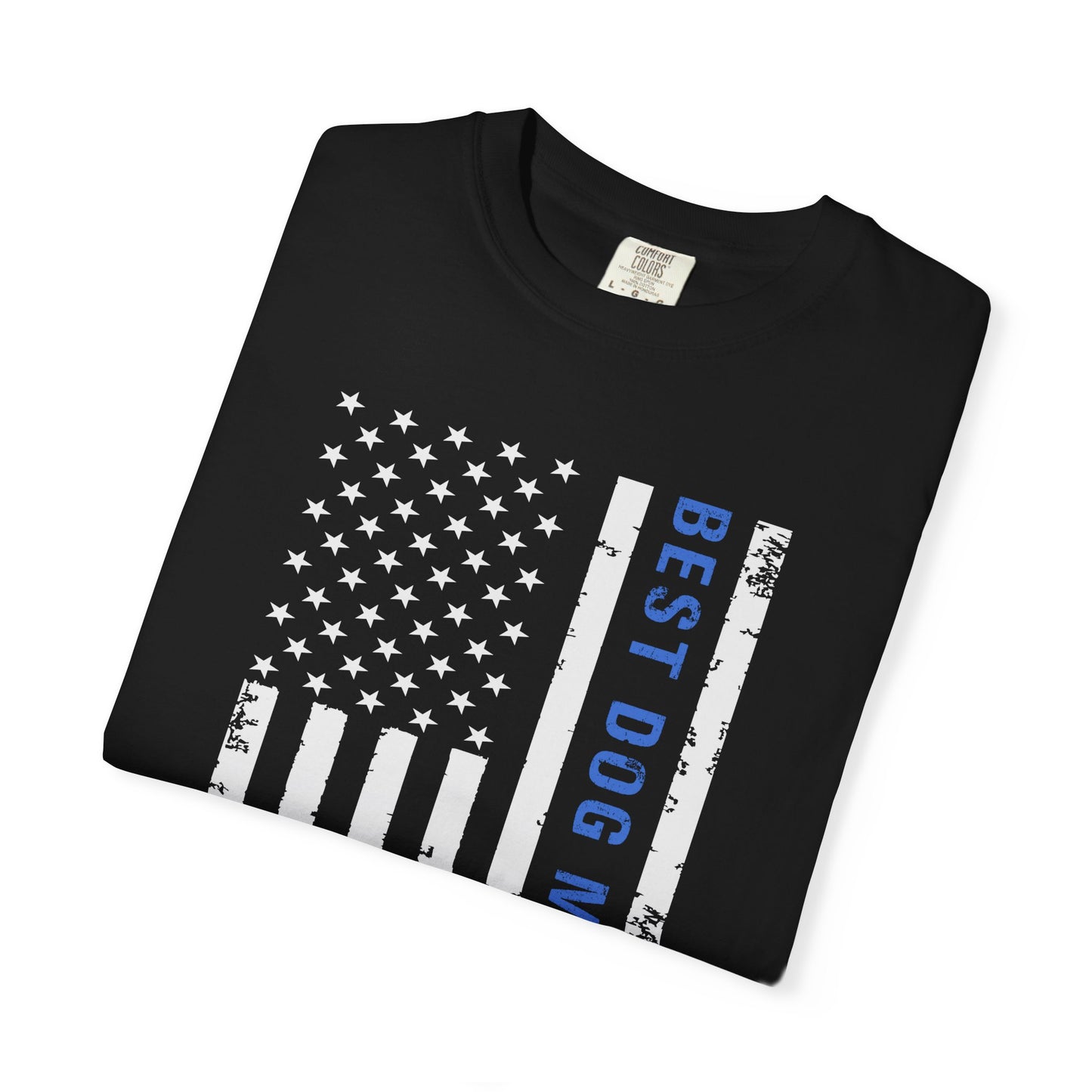 Best Dog Mom Ever Vintage Flag T-Shirt