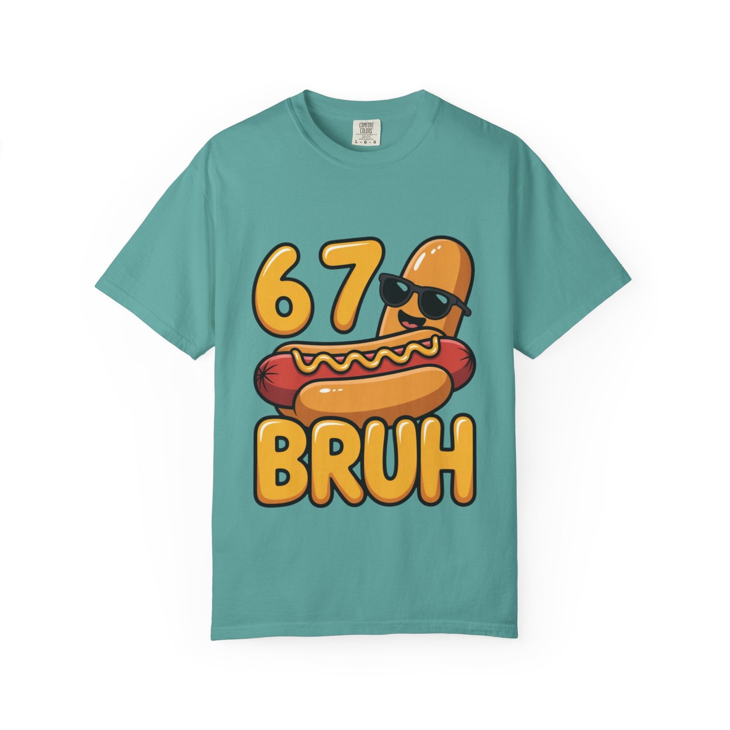 Hot Dog '6 7 Bruh' T-Shirt