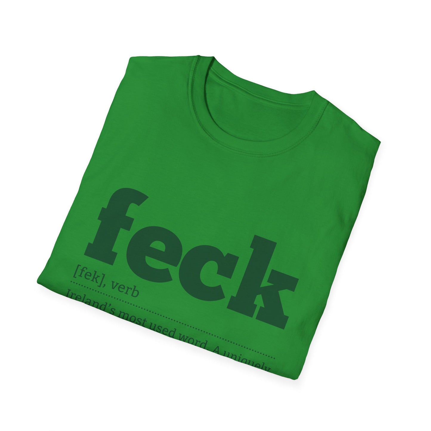 Feck Definition T-Shirt — Funny Irish Slang Tee for St. Patrick’s Day
