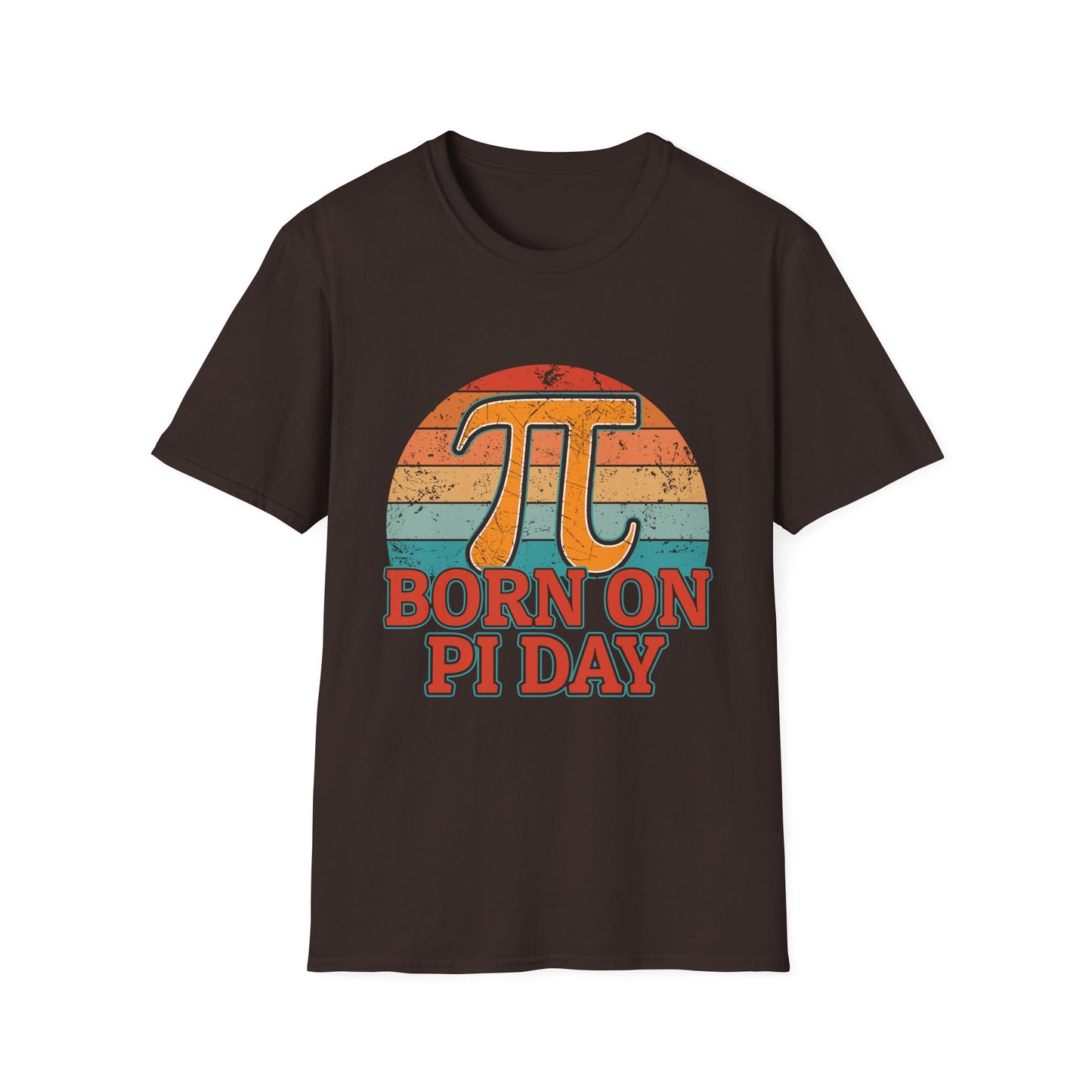 Born on Pi Day T-Shirt | Retro Pi Symbol, Math Nerd Tee