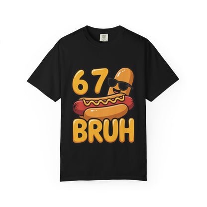 Hot Dog '6 7 Bruh' T-Shirt