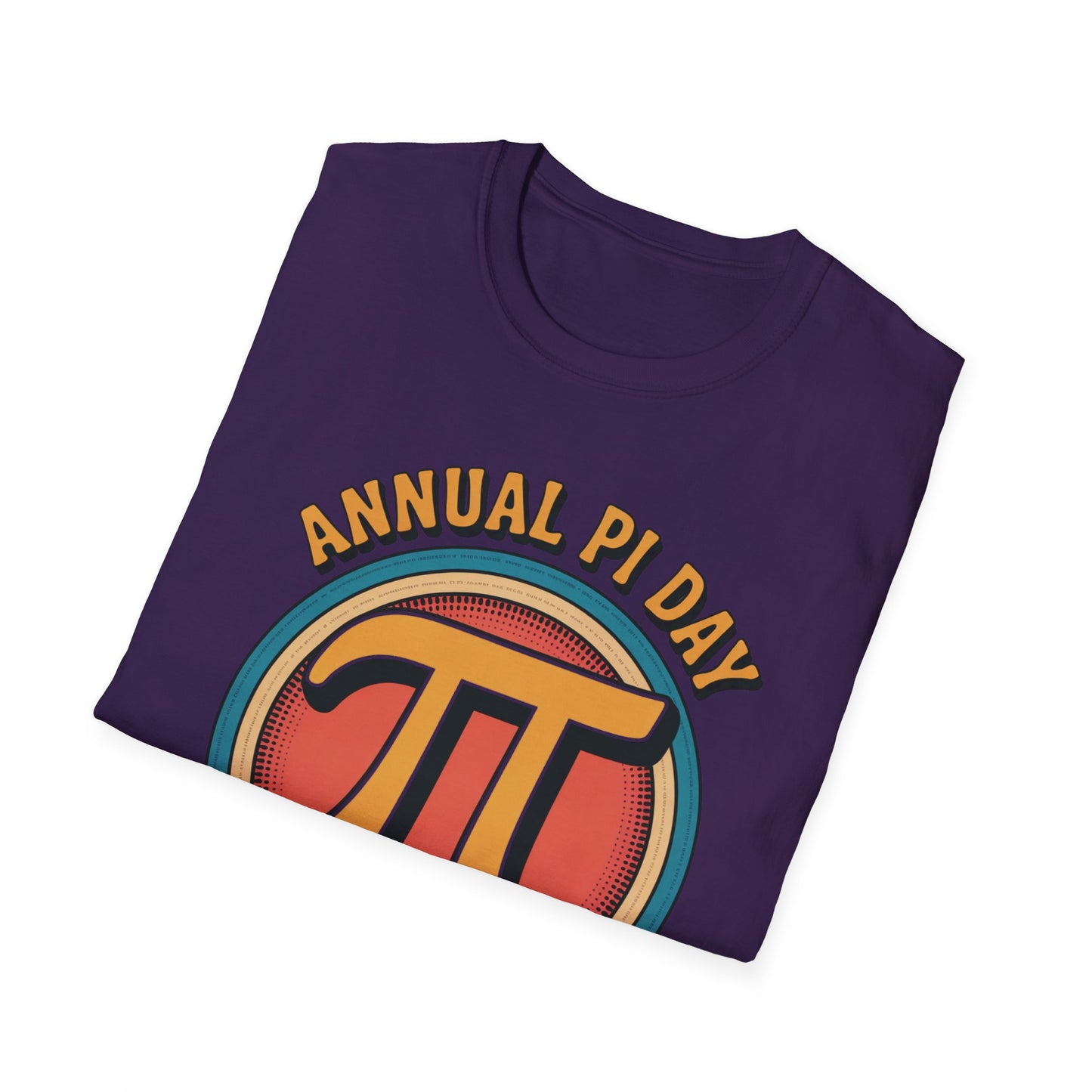 Annual Pi Day 3.1415926 T-Shirt | Retro Pi Symbol Unisex Tee