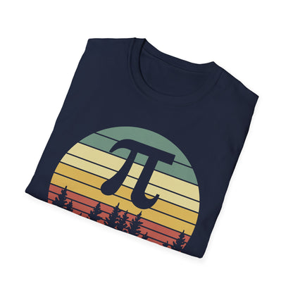 Irrational But Well Rounded Pi Graphic T-Shirt | Retro Sunset Math Tee
