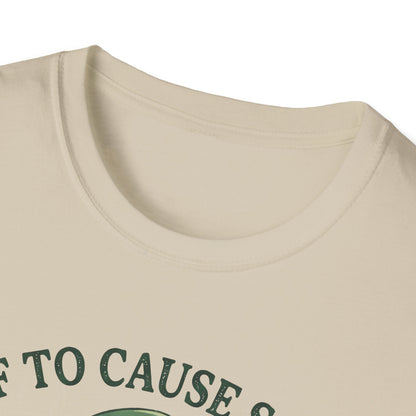 Shenanigans Frog Bike T-Shirt — "Off to Cause Some Shenanigans" St. Patrick’s Day Tee