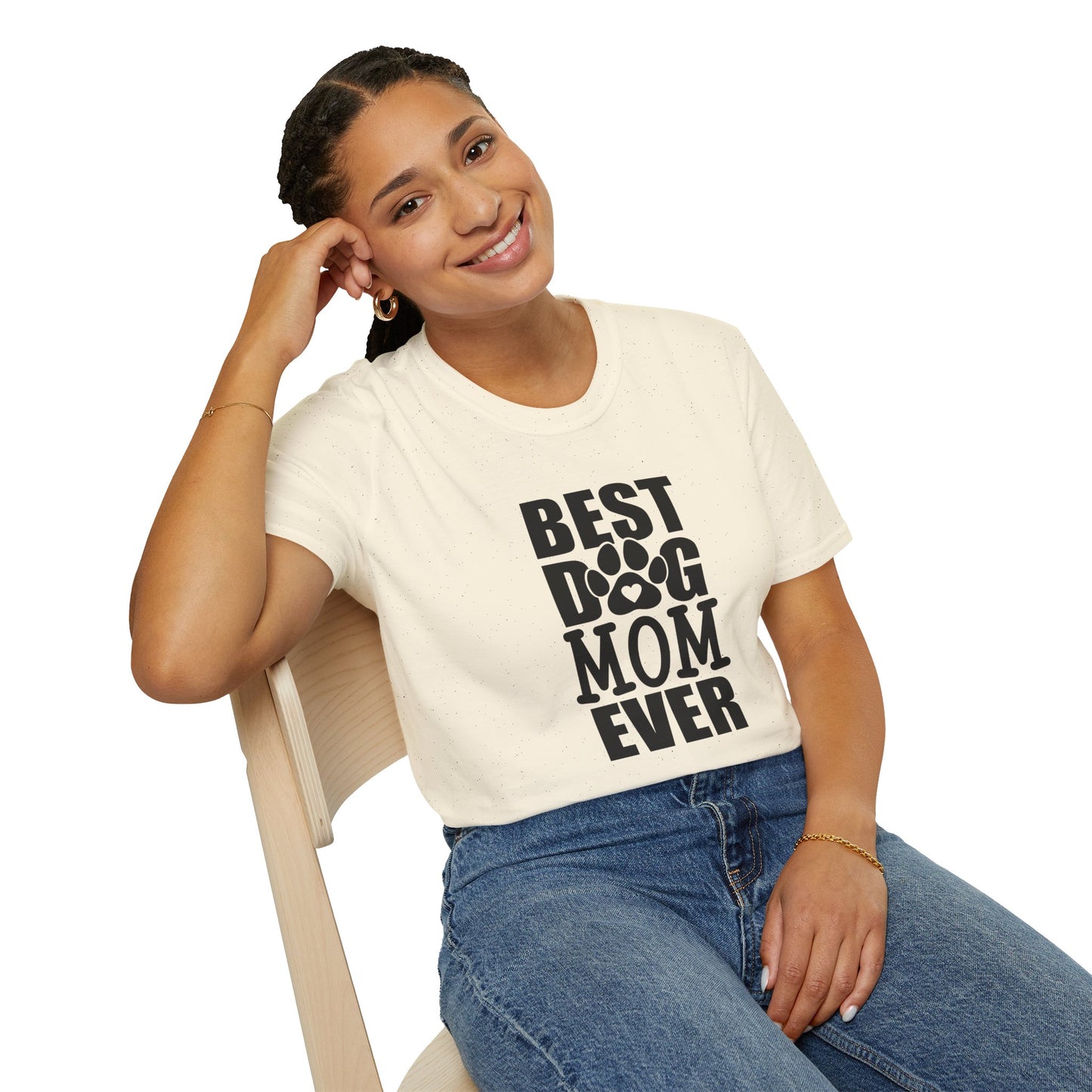 Best Dog Mom Ever T-Shirt — Funny Pet Mom Tee, Mother’s Day Gift for Dog Lovers